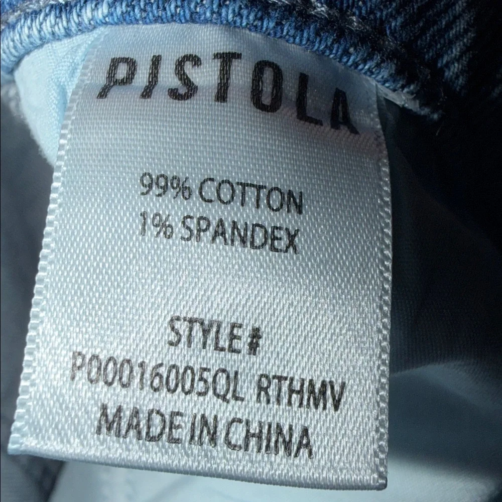 pistola Blue High-Rise Straight Jeans - Picture 8 of 8